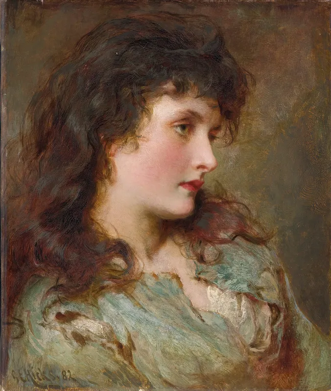 Maud Muller (1882) by George Elgar Hicks